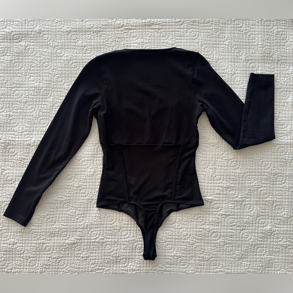 ASOS LUXE corset style mesh bodysuit - size 6 - Picture 6 of 9